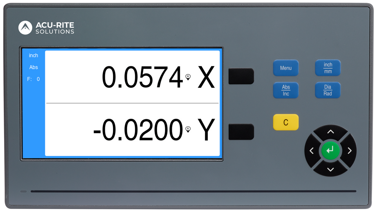 Acu-Rite Solutions DRO102 2-axis digital readout — replacement DRO for manual mills and lathes