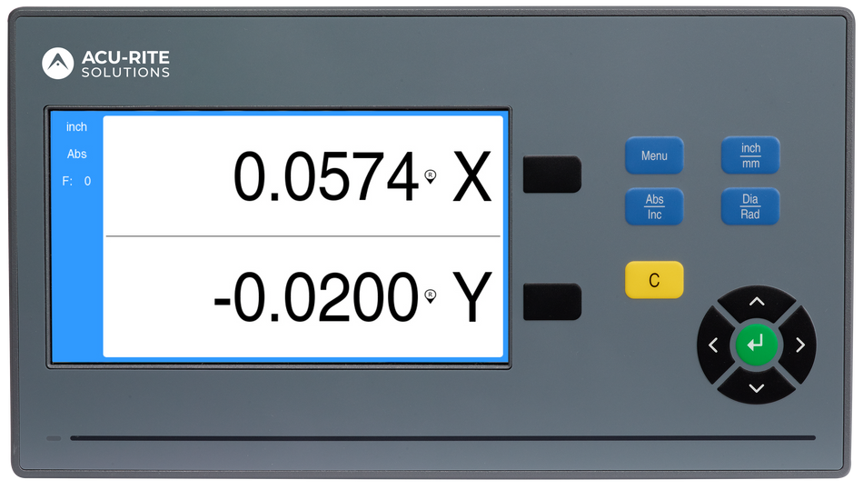 Acu-Rite Solutions DRO102 2-axis digital readout — replacement DRO for manual mills and lathes