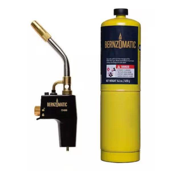 Bernzomatic Torch Kit with 14.1 oz. Map-Pro Cylinder and Premium Blow Torch