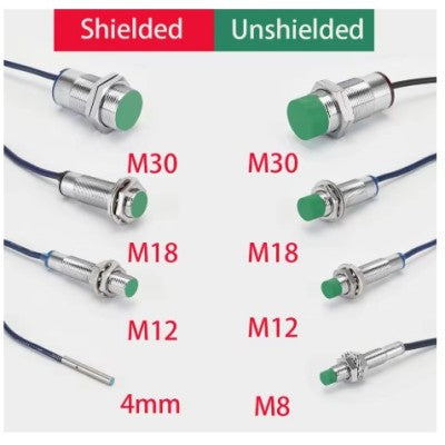 Inductive Proximity Sensor - M12 Shielded, 2 Wire 30V, NPN NO
