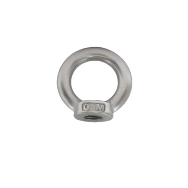 M10 Metric Ring Shape Lifting Eye Nut, 3/8"