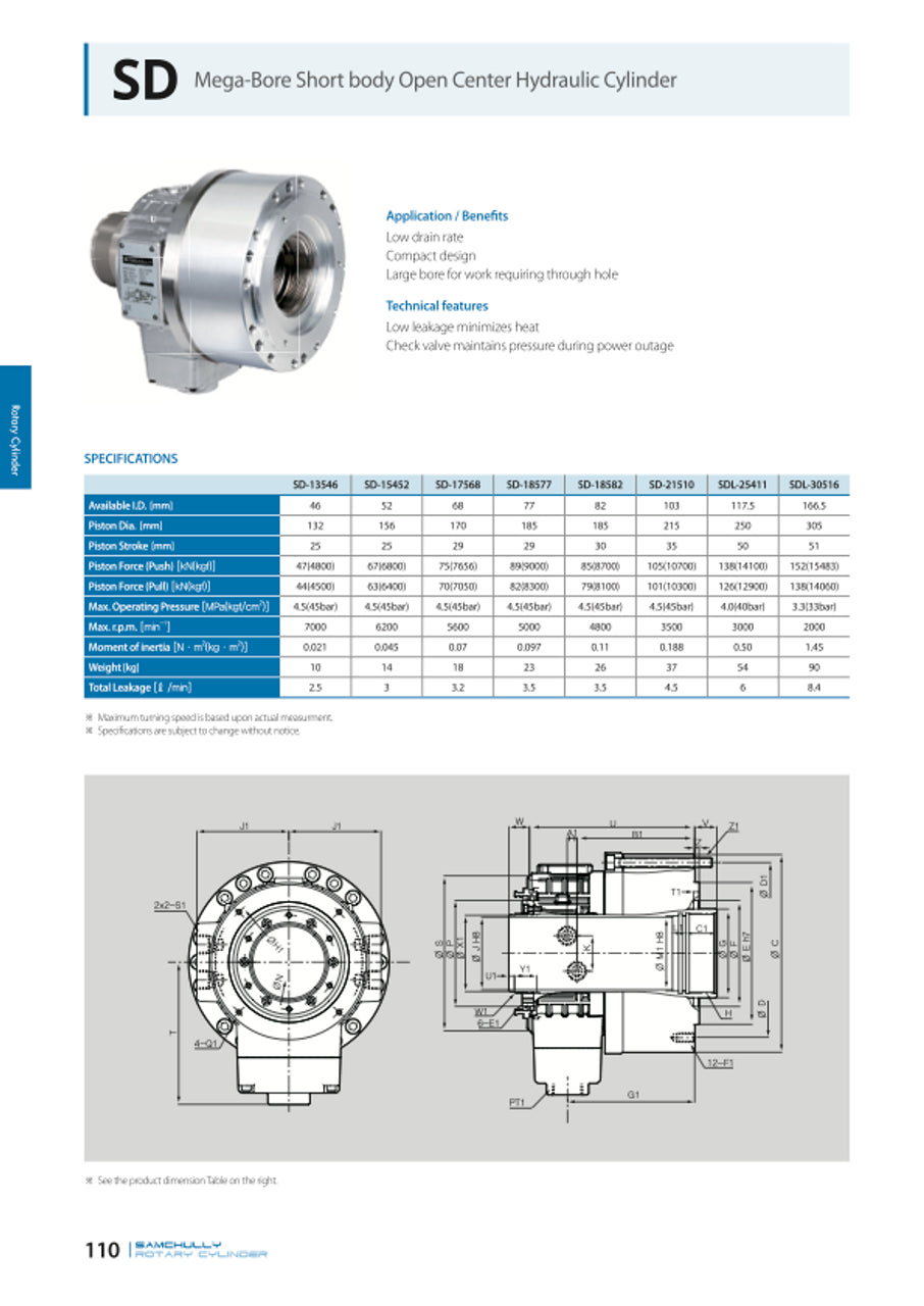 Samchully - Hydraulic Cylinder - SD-15452CU