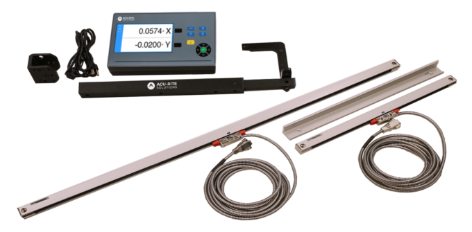 Acu-Rite Solutions DRO102 Milling Kit with encoders and cables