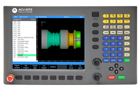 Acu-Rite Solutions TurnPWR CNC lathe control — replacement unit for manual lathe CNC conversion
