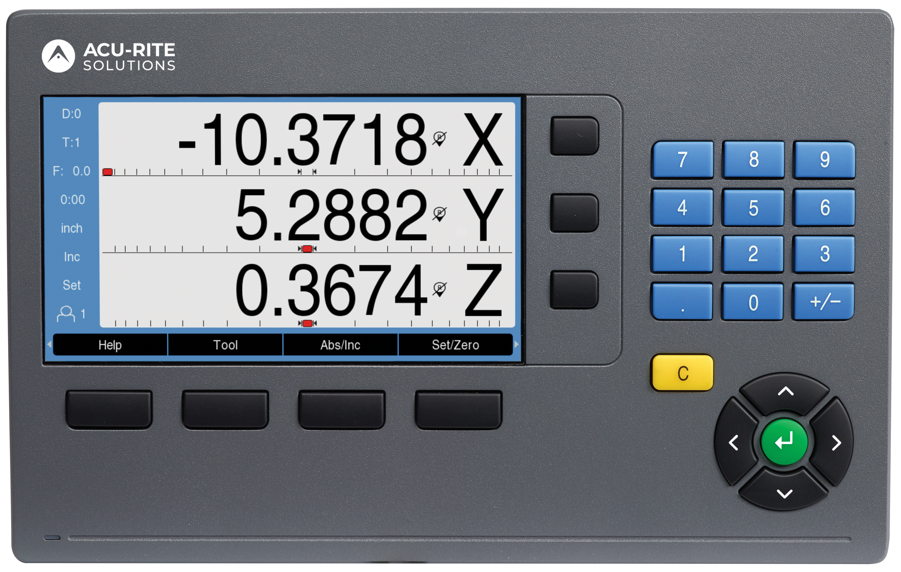 Acu-Rite Solutions DRO203 digital readout system for CNC mill and lathe — replacement unit