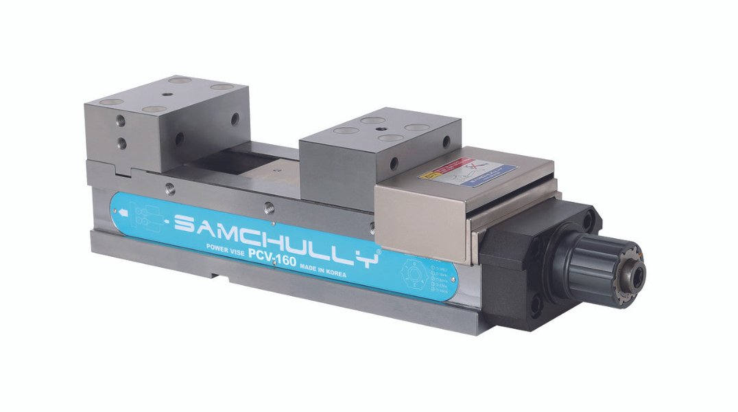 Samchully 4in Precision Power Vise - PCV-100