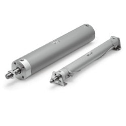 SMC CG1 Precision Air Cylinder - Standard Type, Double Acting, Single Rod