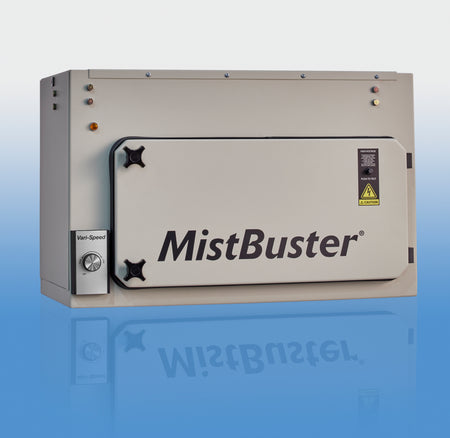 MistBuster 500 00484-G - front panel with door latches and coolant selector switch
