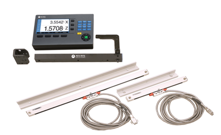 Acu-Rite DRO203 2-axis surface grinder kit — DRO203 display unit with SENC 150 linear scales for surface grinding applications