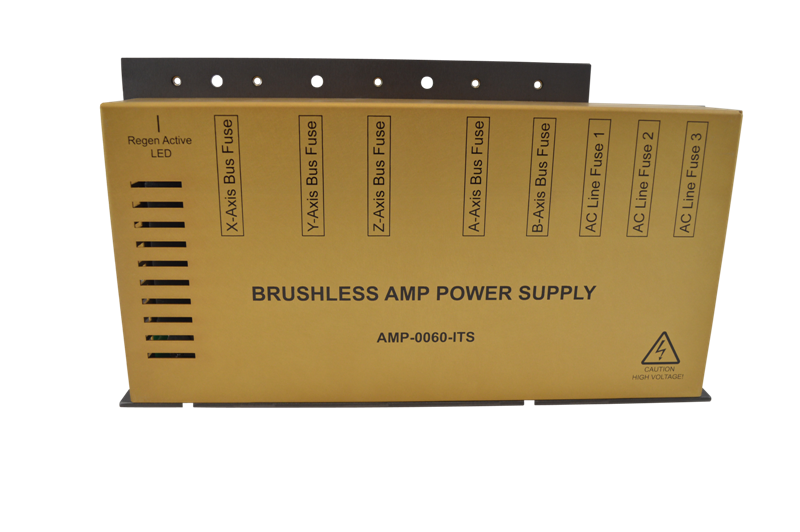 Fadal AC amplifier power supply AMP-0060 — component board, front view