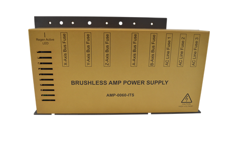 Fadal AC amplifier power supply AMP-0060 — component board, front view