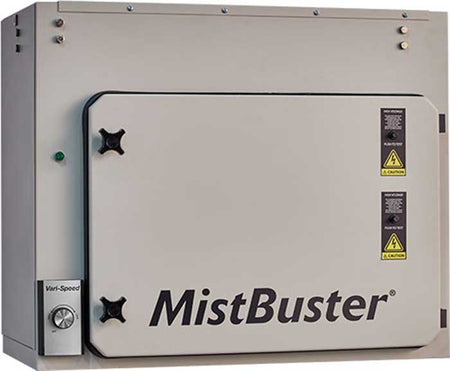 MistBuster 850 00486-W - front panel with door latches and coolant selector switch