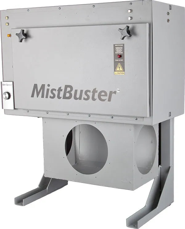 MistBuster 500 00484-G - front panel with door latches and coolant selector switch