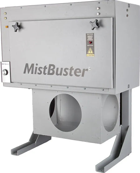 MistBuster 500 00484-G - front panel with door latches and coolant selector switch