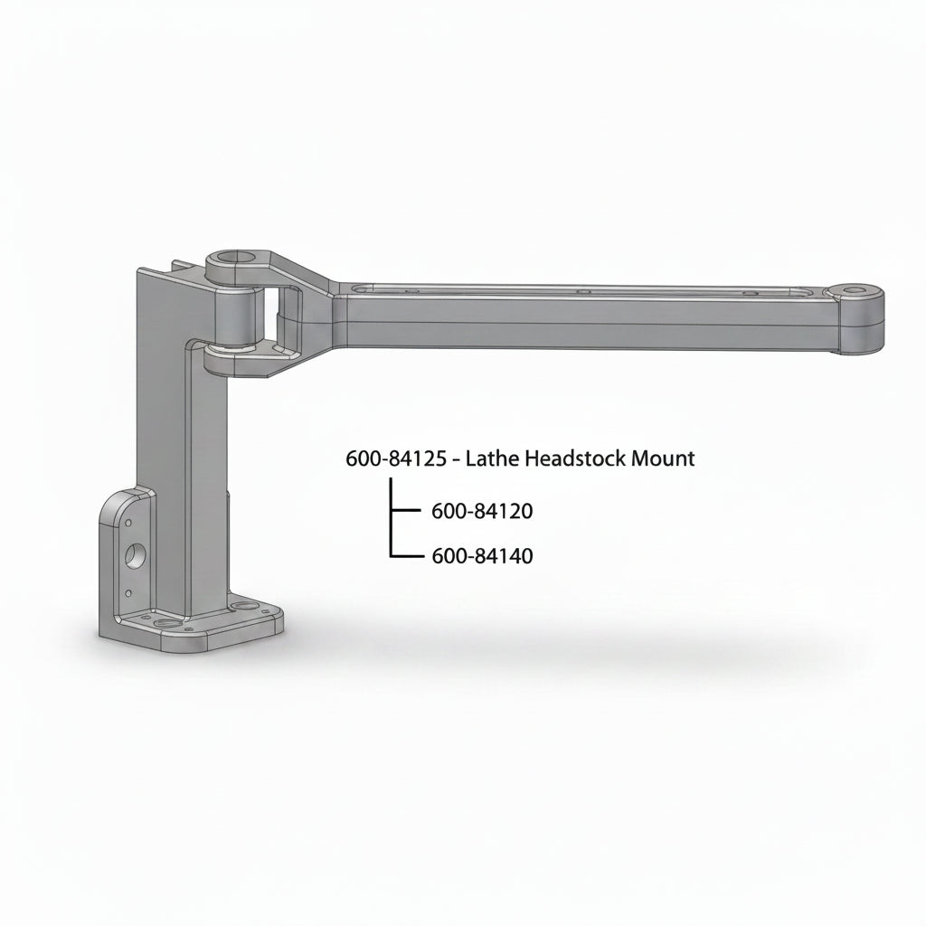 Newall lathe display mount for headstock, DP700/DP1200, 600-84125