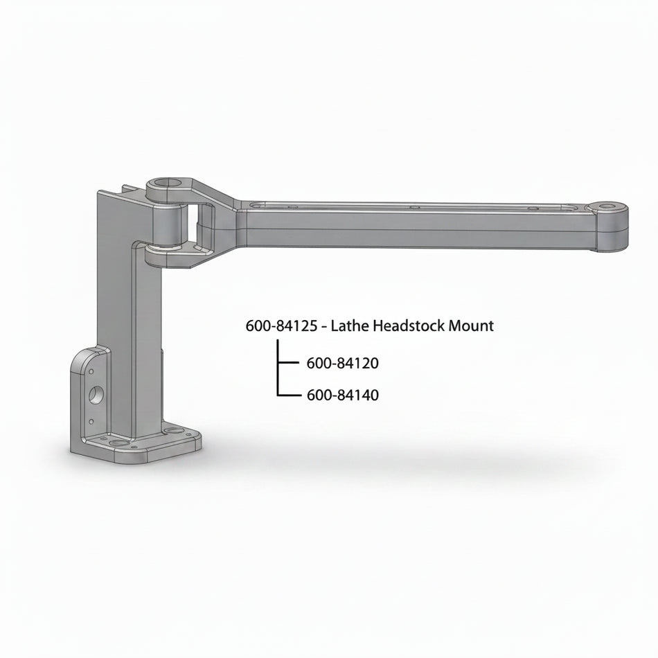 Newall lathe display mount for headstock, DP700/DP1200, 600-84125
