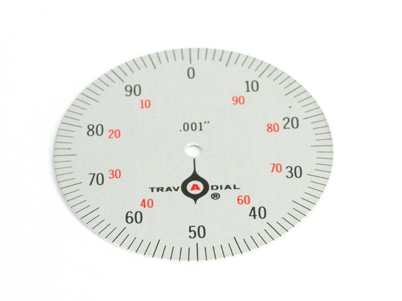 Trak Machine Tools Trav-A-Dial Silver Face - 12412-1