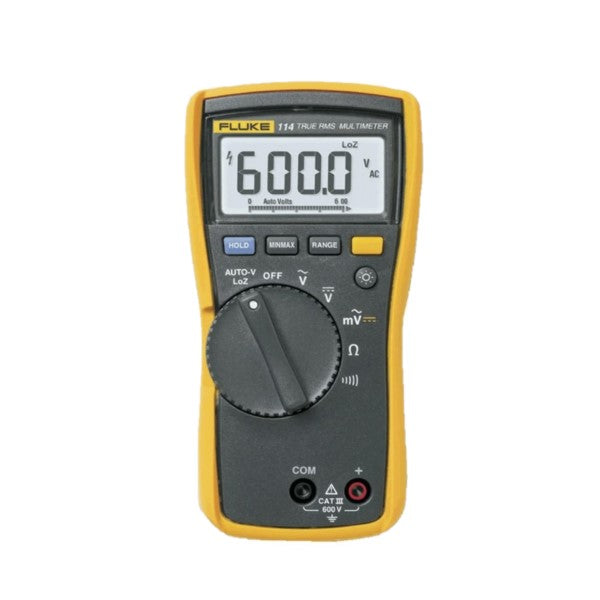 Fluke 114, Digital Multimeter Tester, 600 V - FLUKE 114