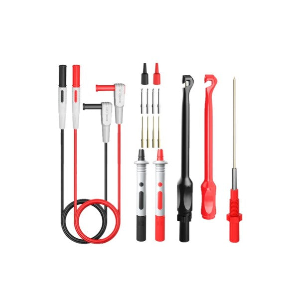 Multimeter Automotive Test Leads Kit with Wire Piercing Clip Puncture Probes, 4mm Banana Plug Extension Test Cable Set - P1033B