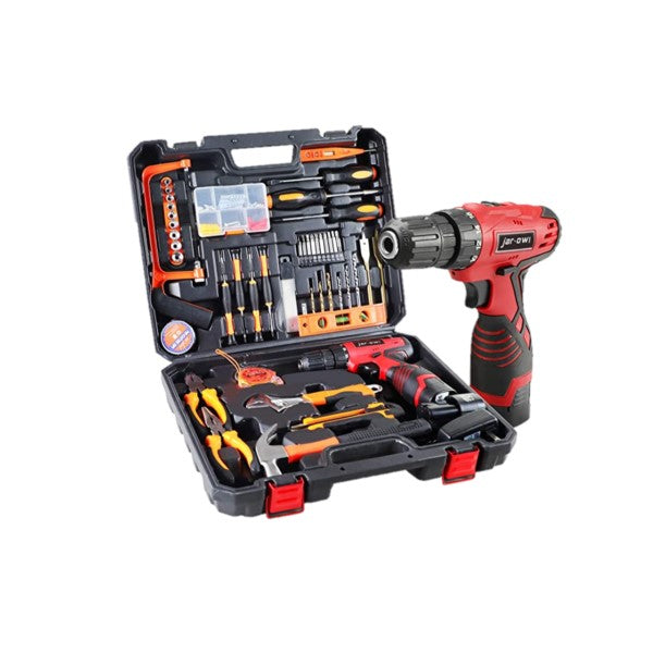 Jar-Owl - 108 Piece Power Tool Combo Kits with 16.8V Cordless Drill, Case #27