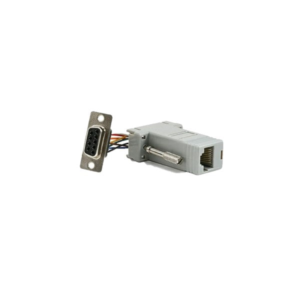 Monoprice - DB9F to RJ45, Modular Adapter - 1152