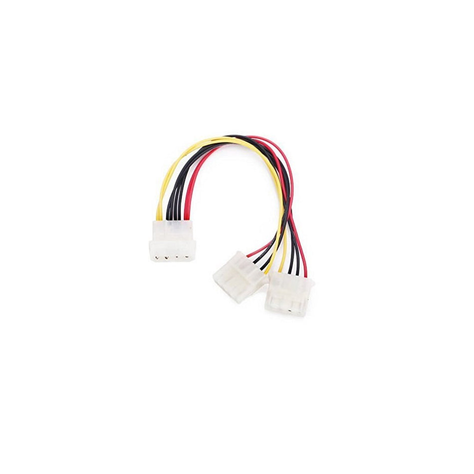 Power Supply - 4-Pin Molex Power Cable, Y-Splitter, 18AWG - 1130270