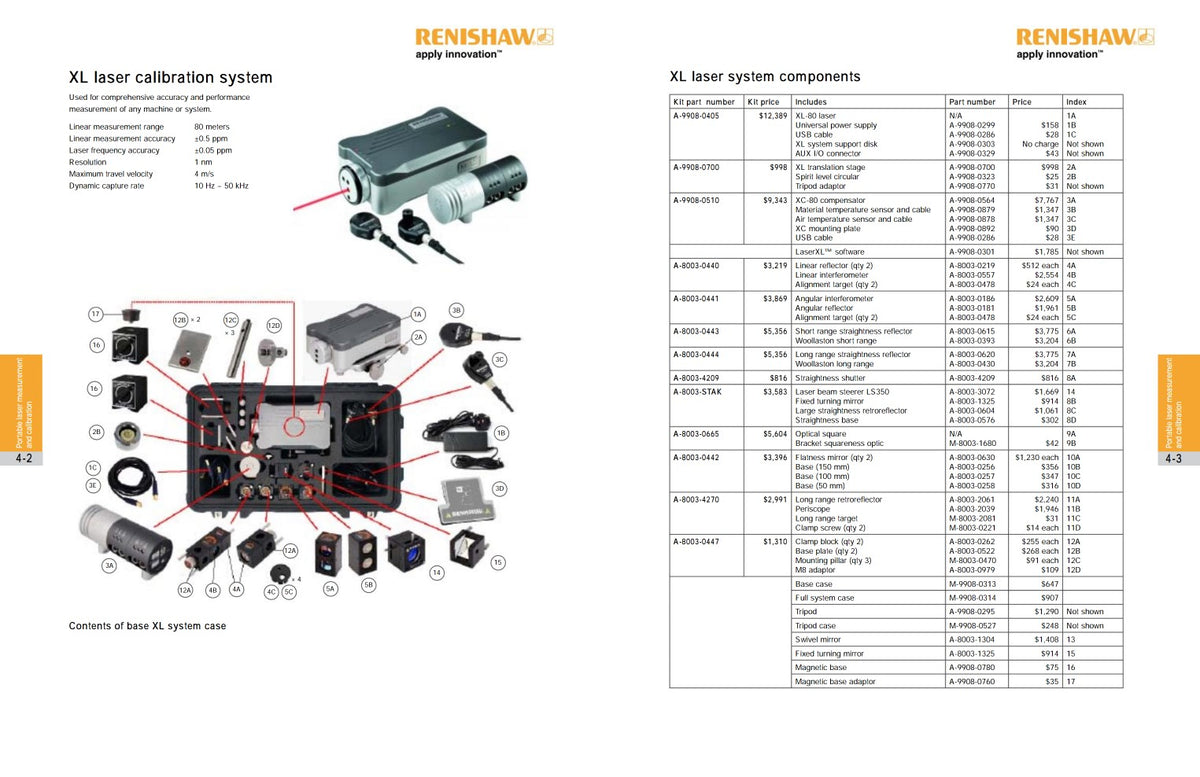 Renishaw Shop Rack Calibrating Module Shop Renishaw XL80 Laser Calibration System XC-80 Interferometer ...